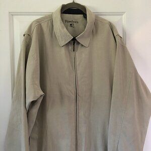 Firethorn Men's Lightweight Jacket Cream Color/ Beige Size Large
